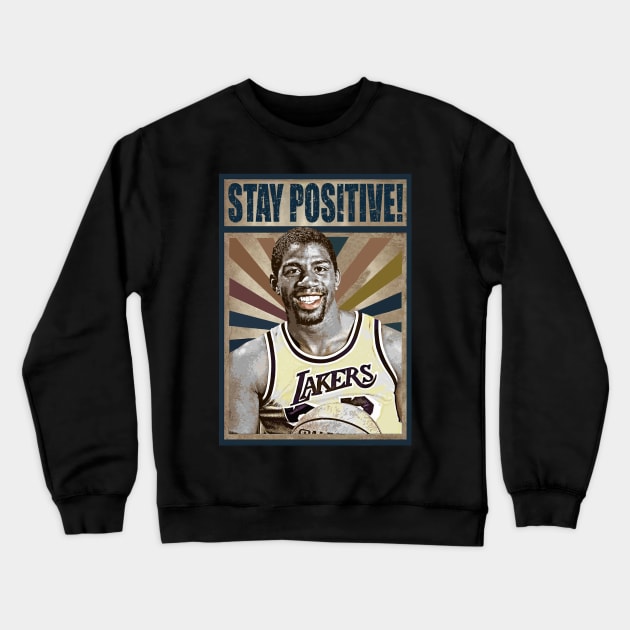 stay positive Crewneck Sweatshirt by iceeagleclassic